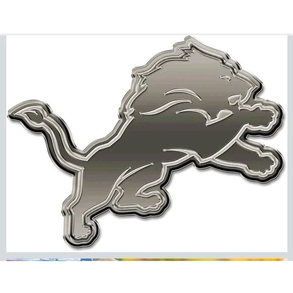 Rico Industries NFL Football Standard Oval Antique Nickel Auto Emblem for...